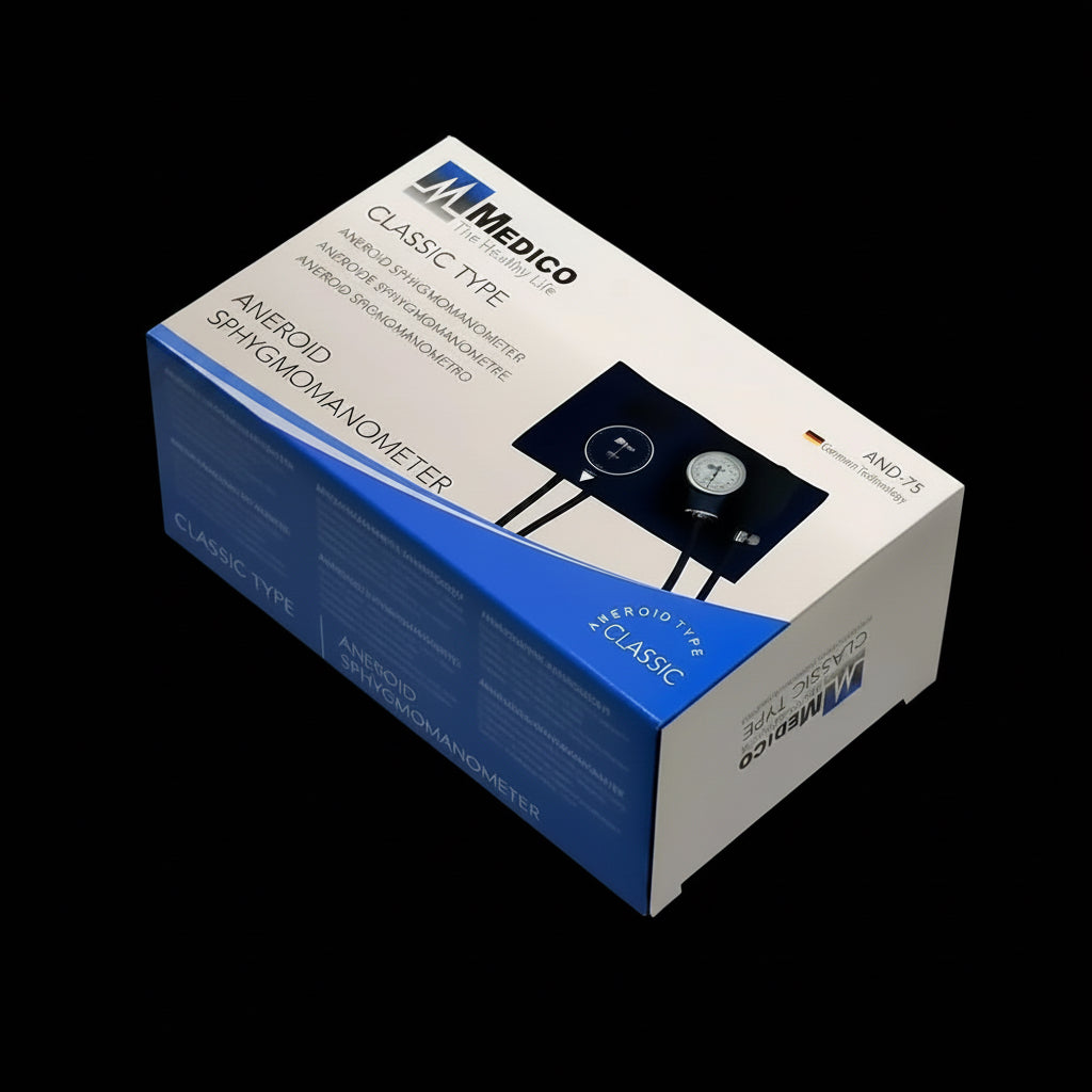Aneroid Sphygmomanometer (Classic Type) AND-75
Professional manual blood pressure monitor